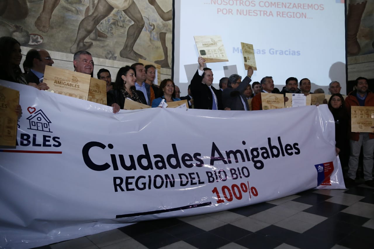 Las 33 comunas de la región ya firmaron su carta de compromiso e iniciaron formalmente el proceso ante la Organización Mundial de la Salud (OMS).